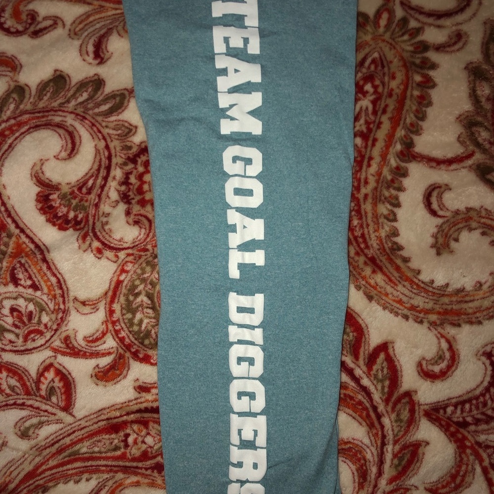 LulaRoe Team Goal Digger Legging OS *Unicorn* - Picture 5 of 5